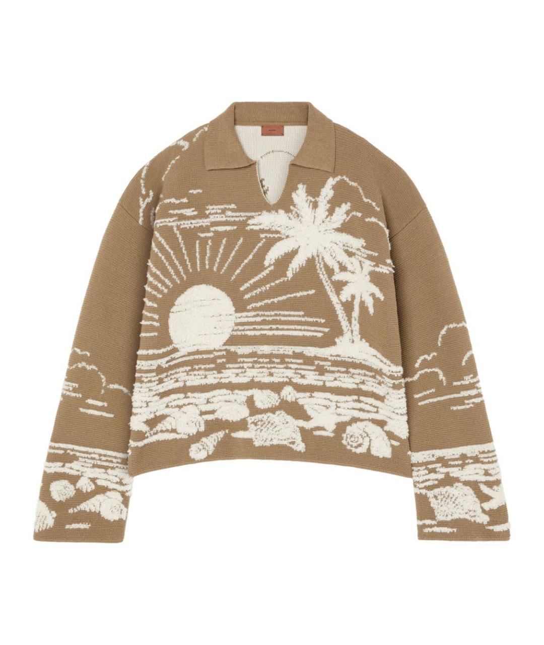 ALANUI Бежевый шерстяной джемпер / свитер, фото 1