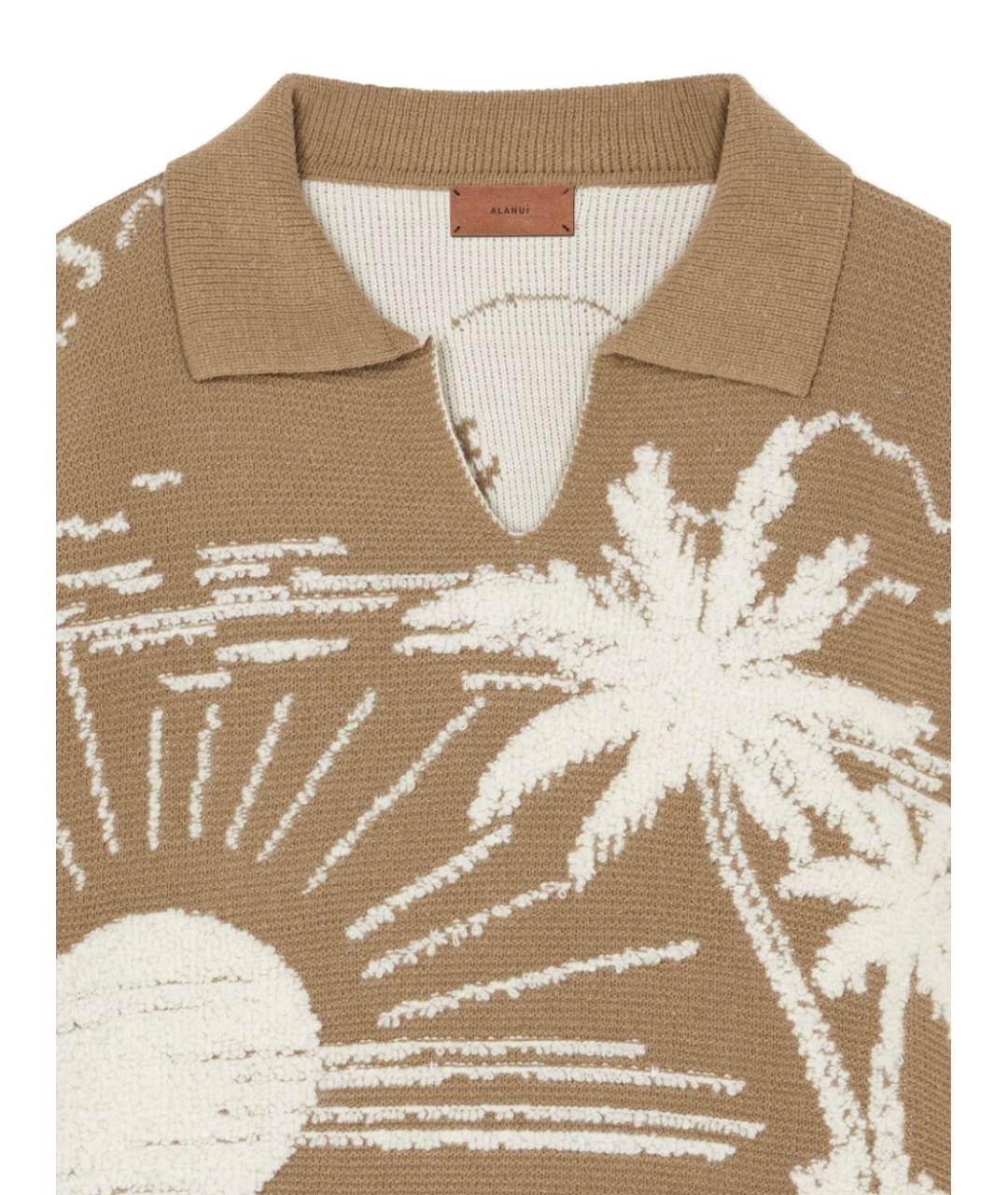 ALANUI Бежевый шерстяной джемпер / свитер, фото 4