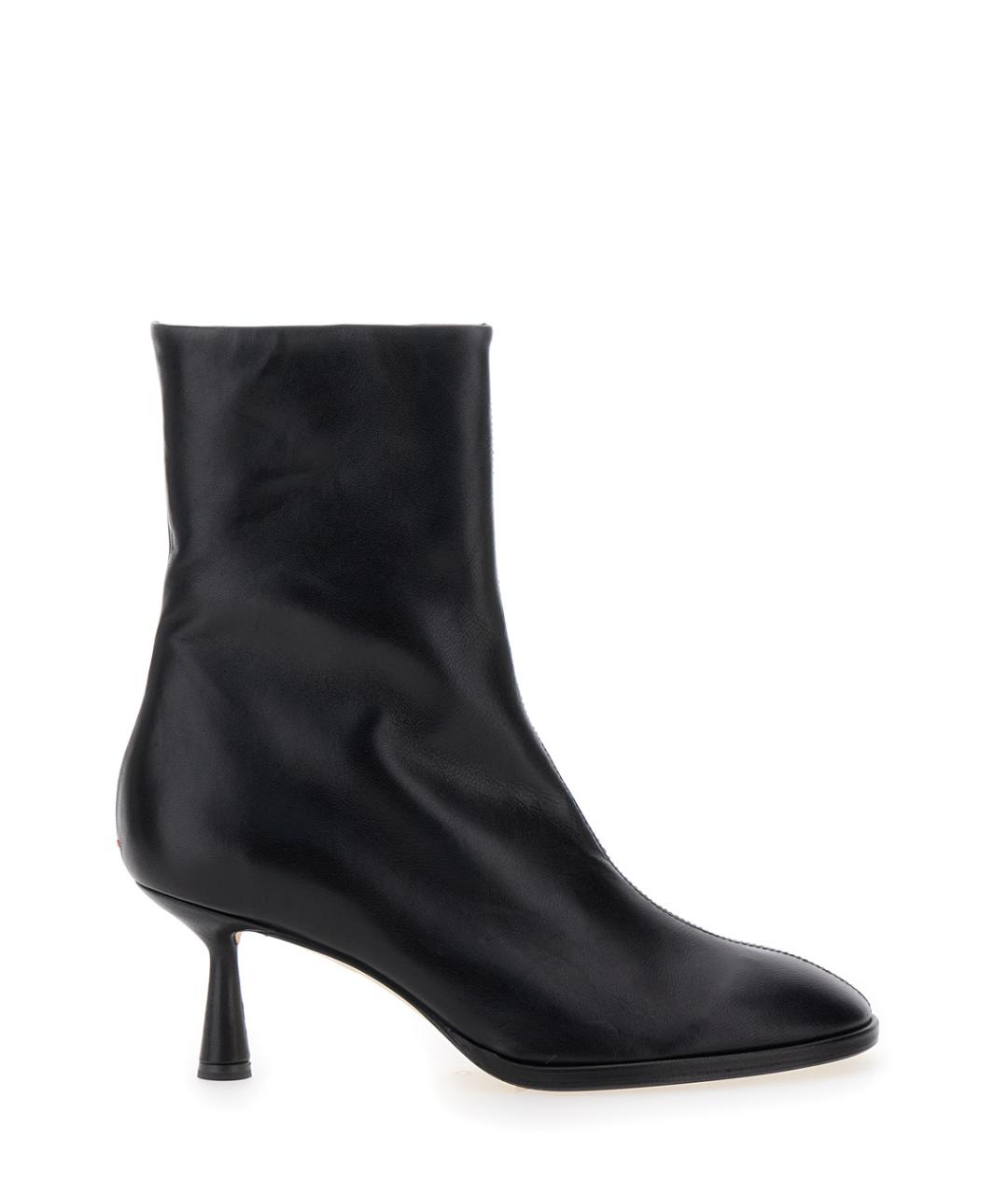 AEYDE Черные кожаные ботильоны, фото 1