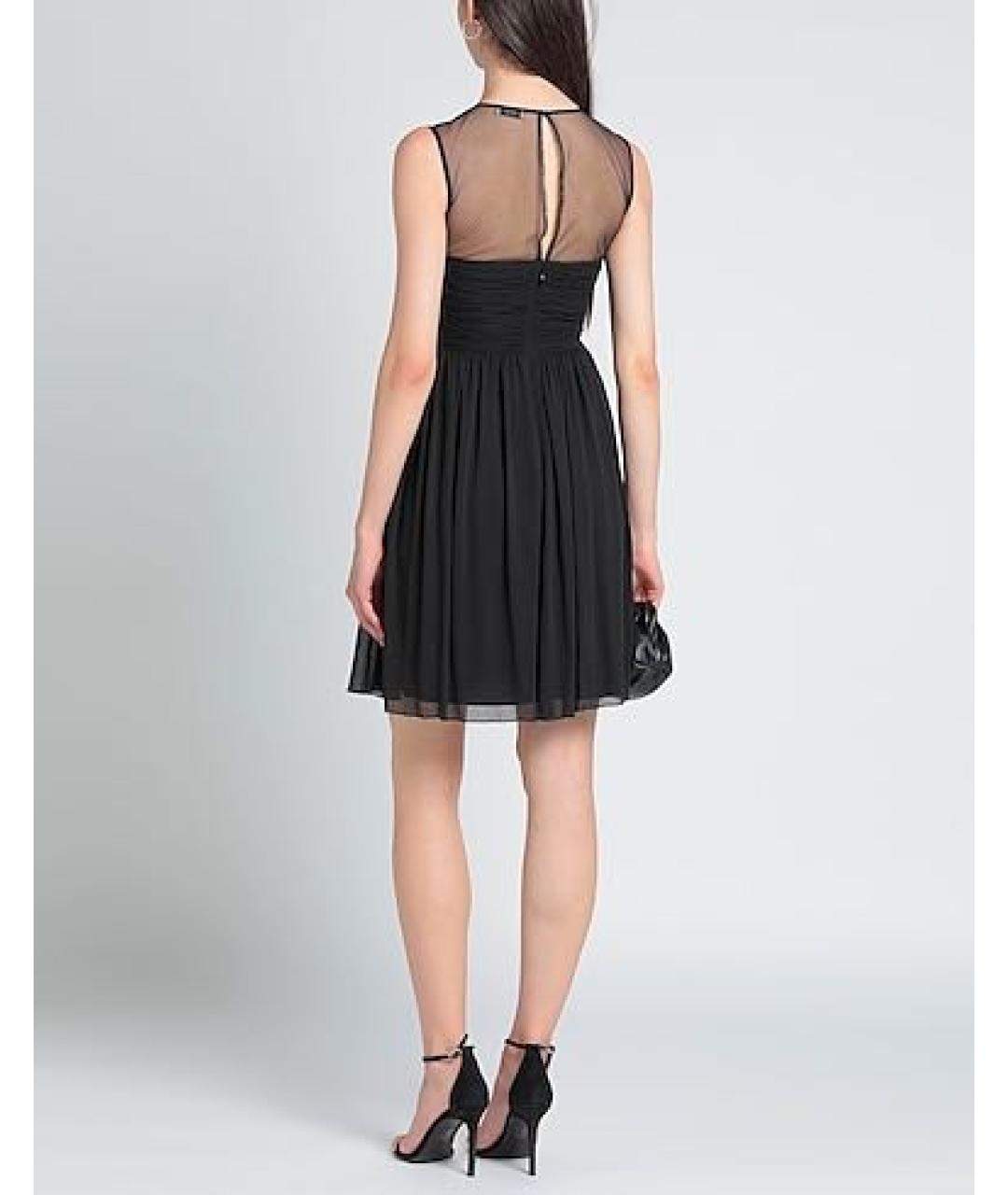 LIU JO Черное полиэстеровое вечернее платье, фото 8