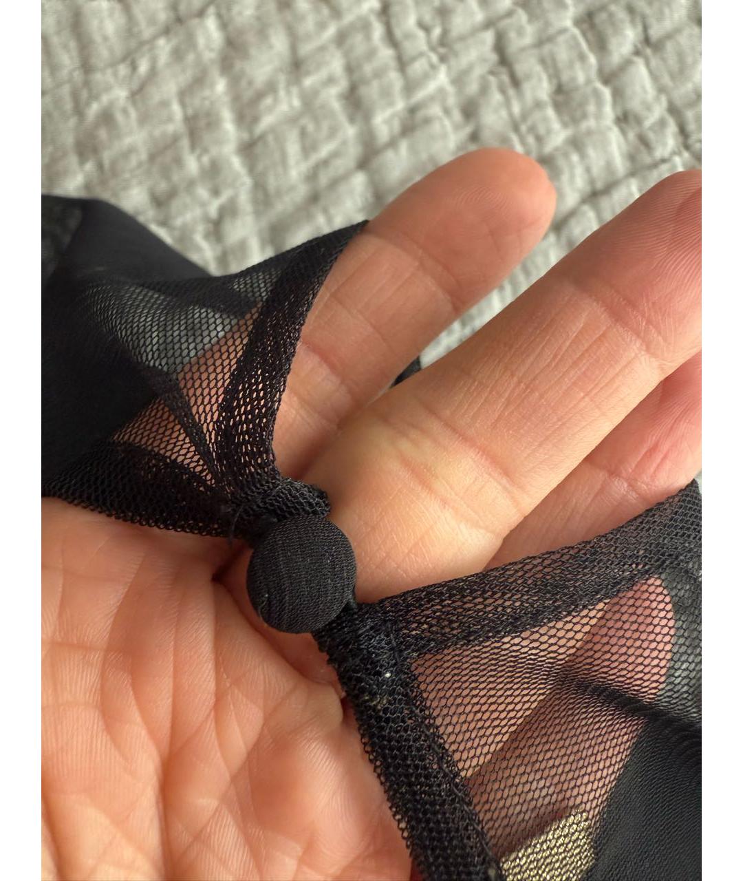 LIU JO Черное полиэстеровое вечернее платье, фото 5