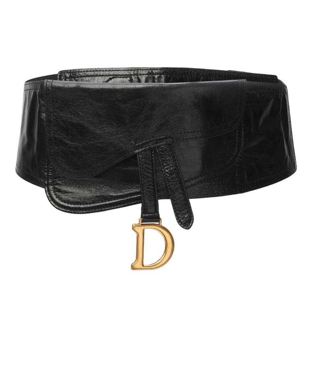 CHRISTIAN DIOR Черный ремень, фото 3