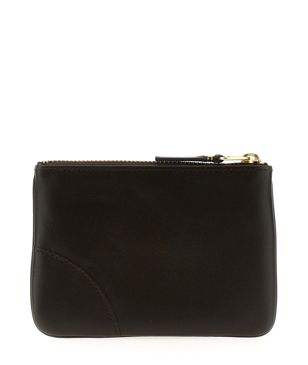 COMME DES GARÇONS WALLET Коричневый кожаный кошелек, фото 2