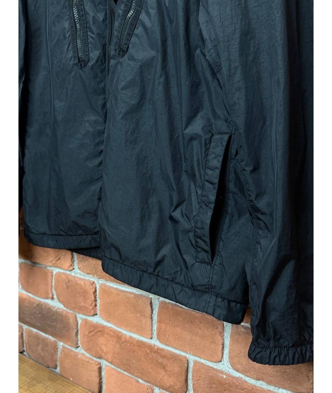 STONE ISLAND Черная полиамидовая куртка, фото 4