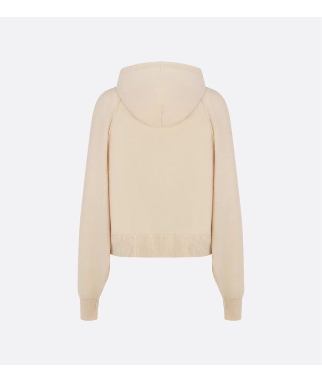 CHRISTIAN DIOR Бежевый кашемировый кардиган, фото 5