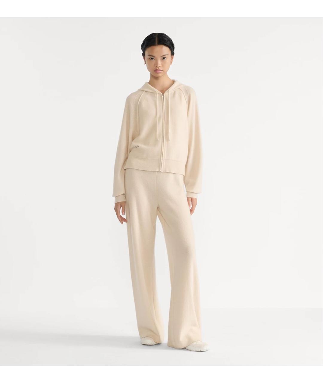 CHRISTIAN DIOR Бежевый кашемировый кардиган, фото 2