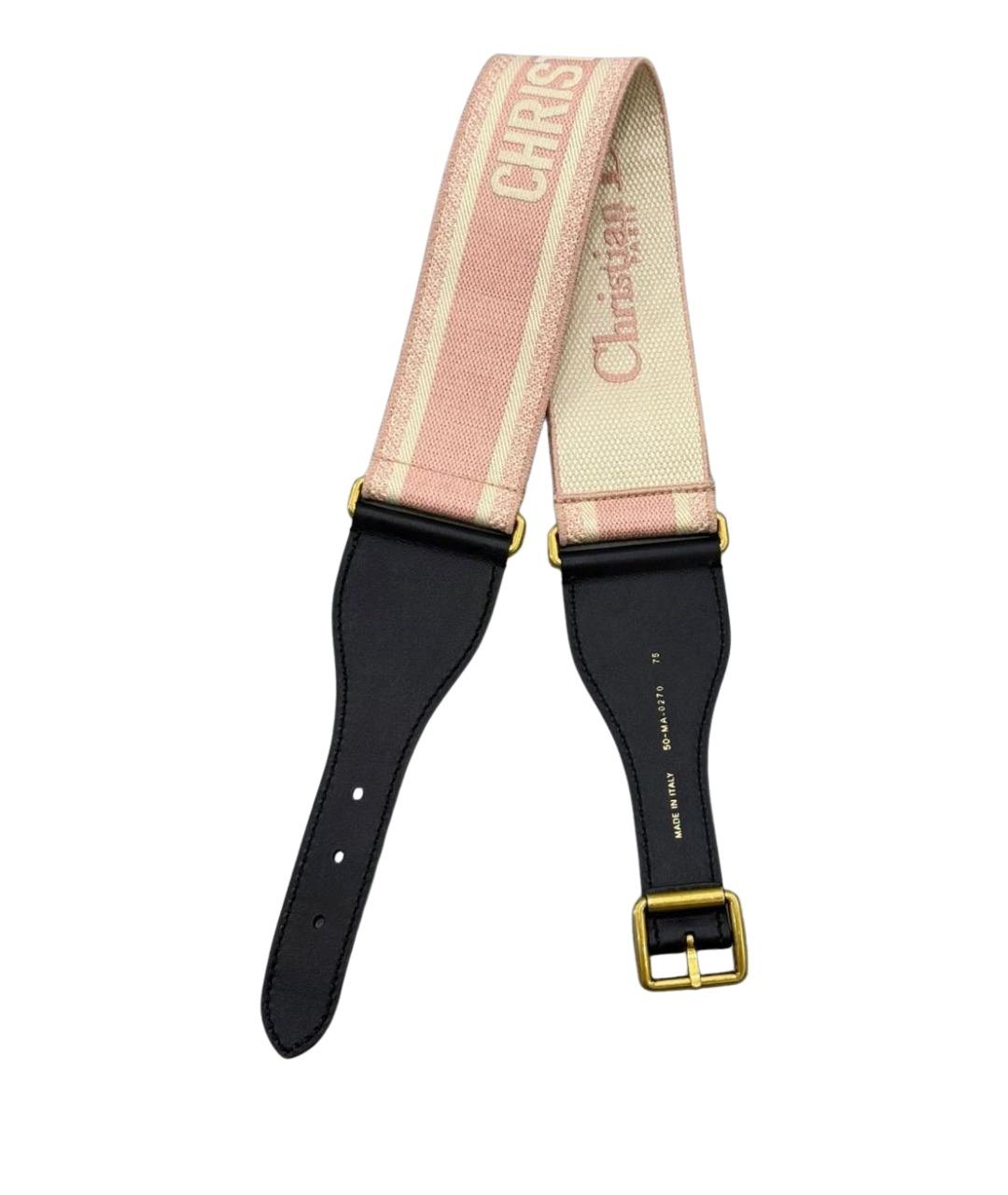 CHRISTIAN DIOR Розовый ремень, фото 1