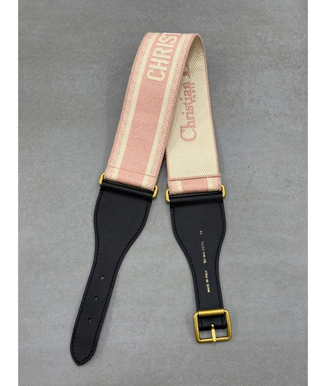 CHRISTIAN DIOR Розовый ремень, фото 3