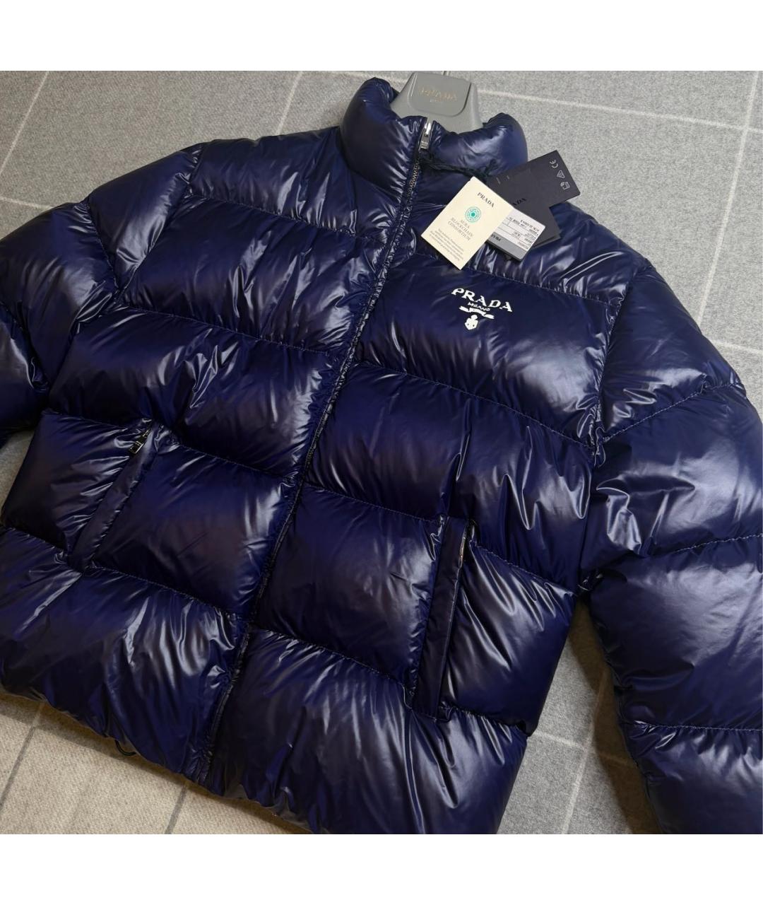 PRADA Синий пуховик, фото 3