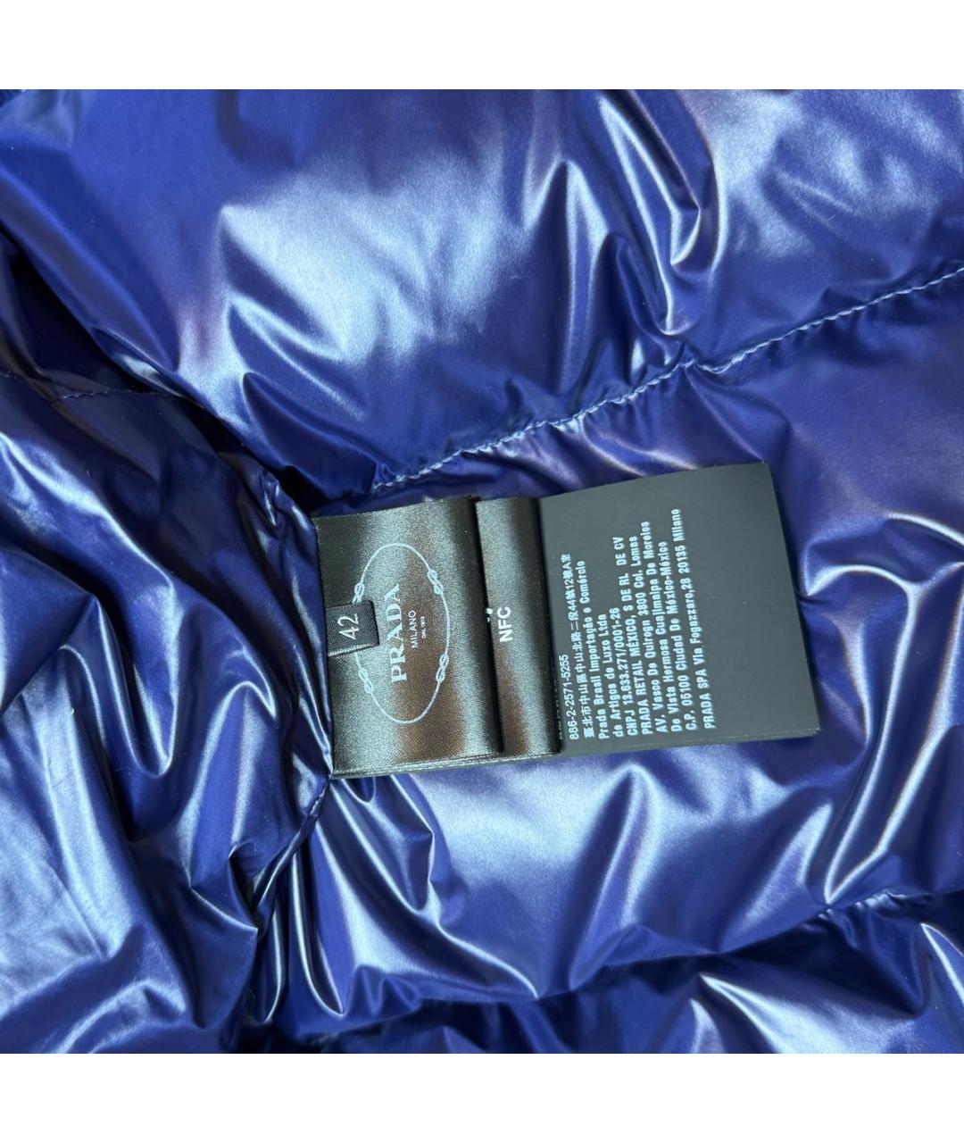 PRADA Синий пуховик, фото 5