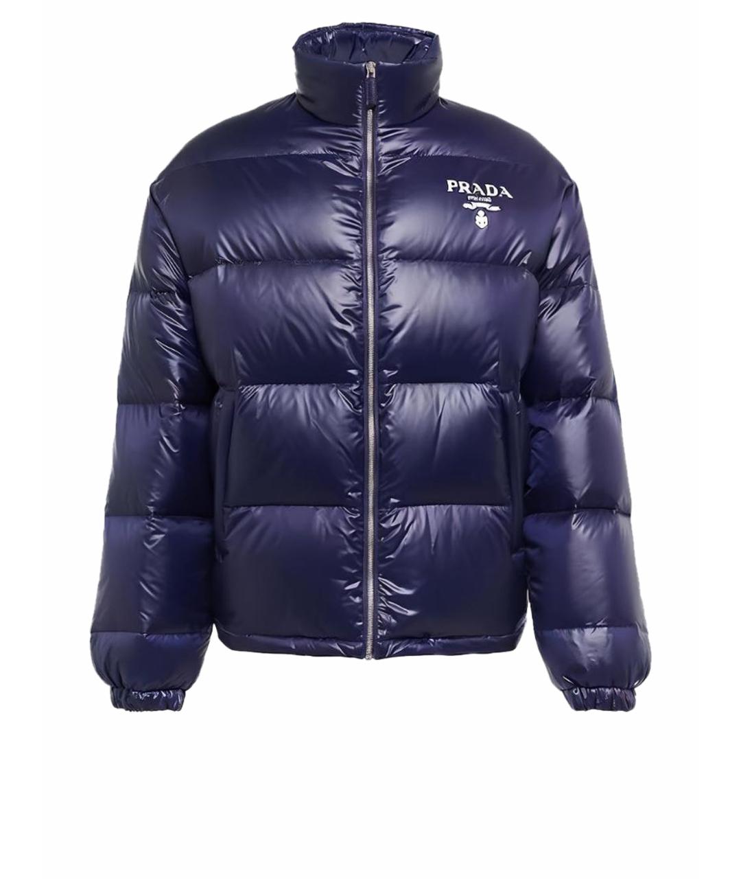 PRADA Синий пуховик, фото 1