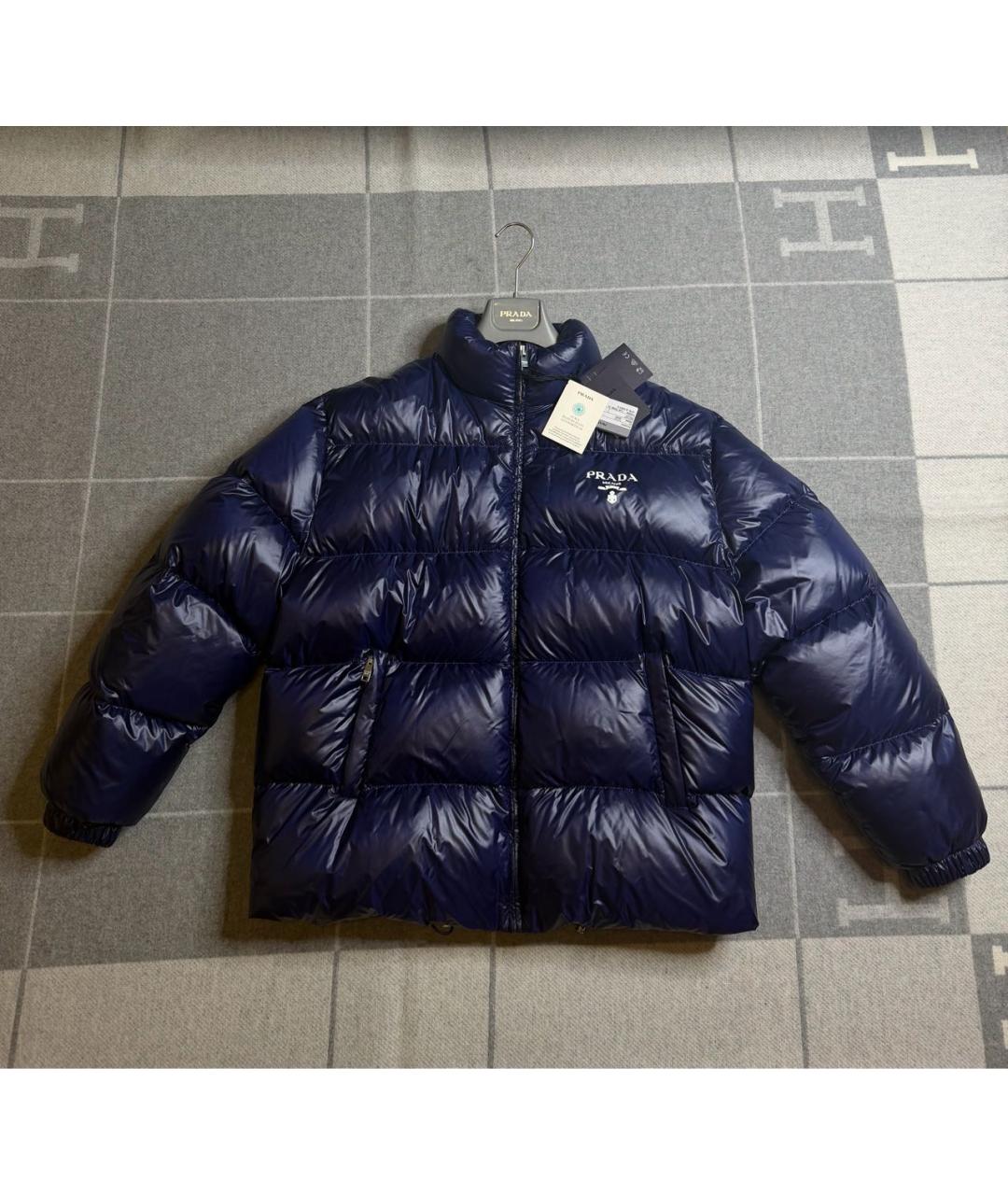 PRADA Синий пуховик, фото 2