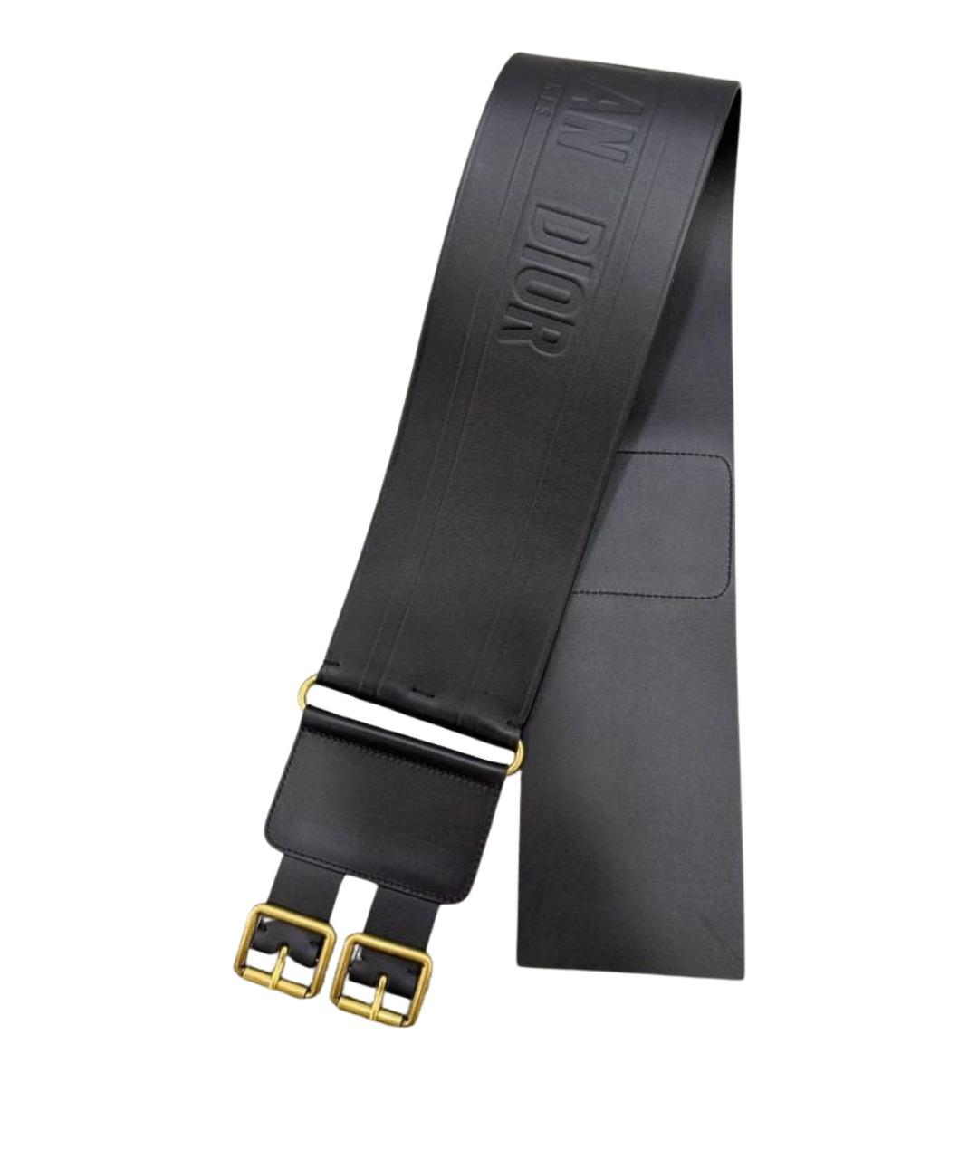 CHRISTIAN DIOR Черный ремень, фото 1