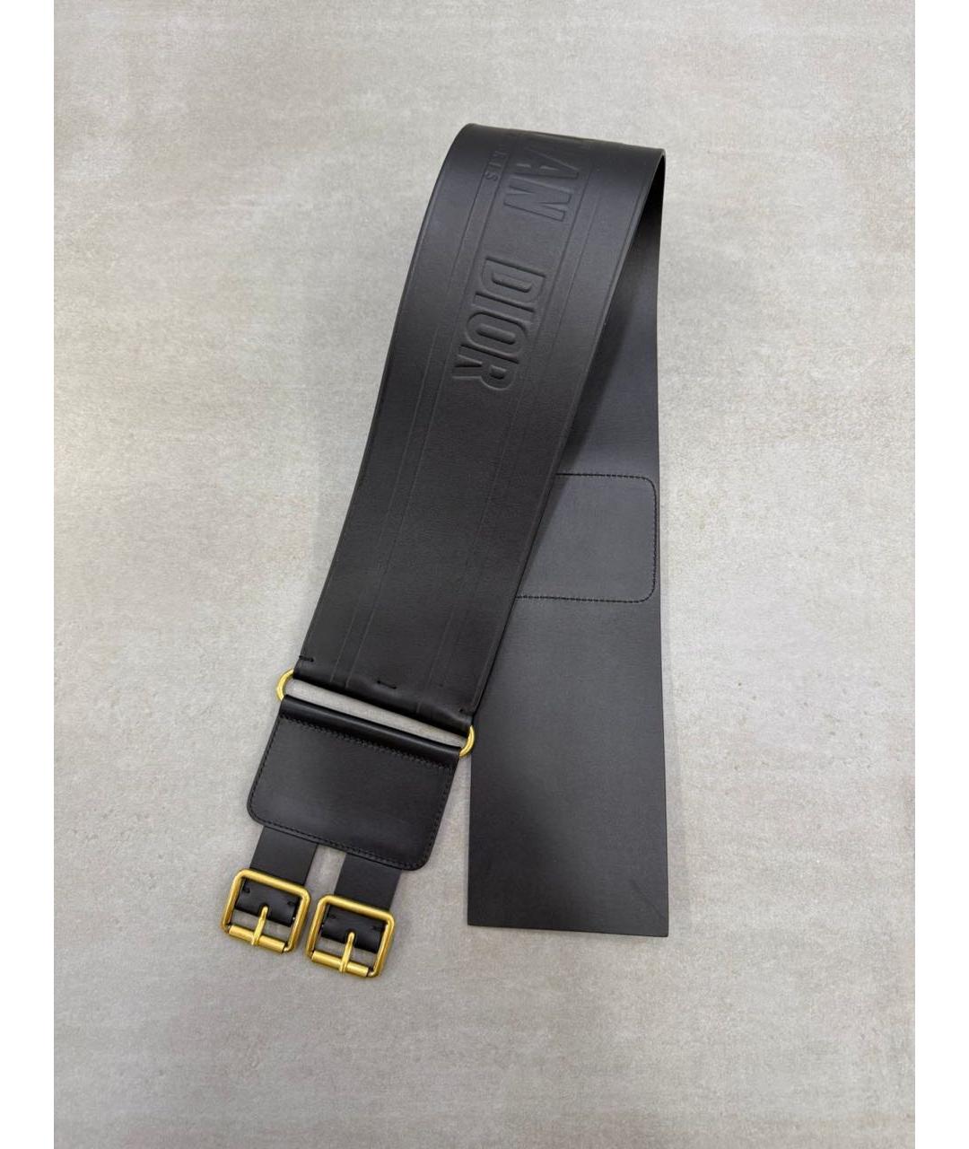 CHRISTIAN DIOR Черный ремень, фото 4