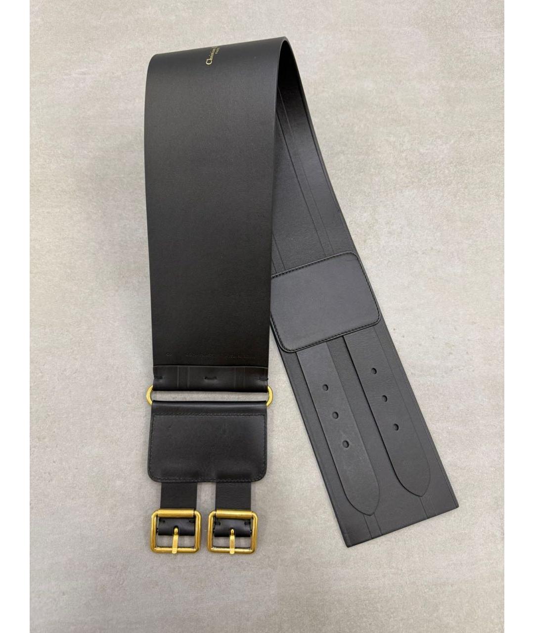 CHRISTIAN DIOR Черный ремень, фото 2