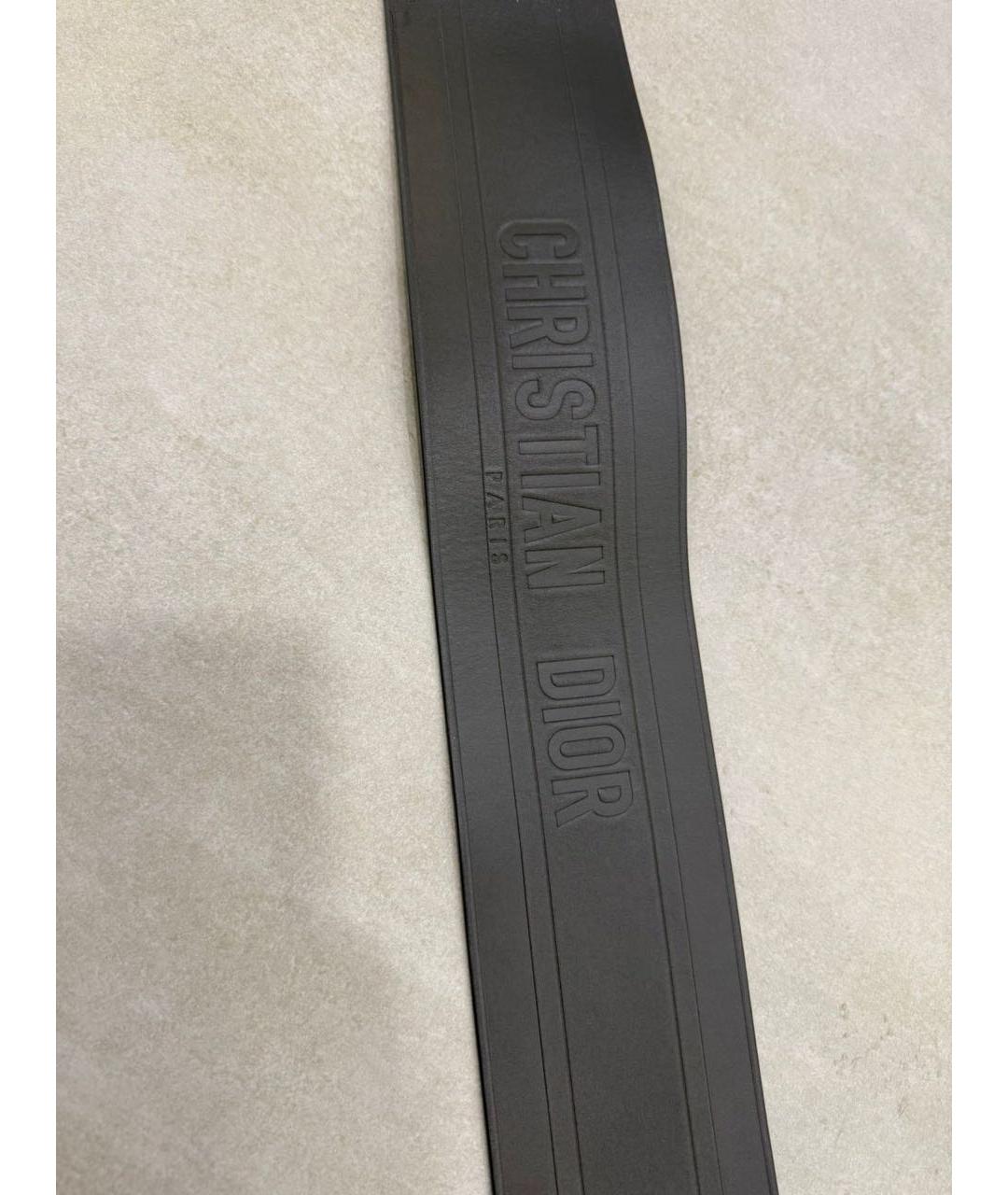 CHRISTIAN DIOR Черный ремень, фото 3