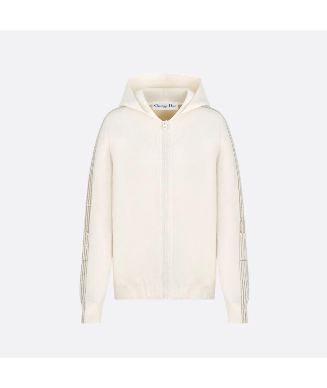 CHRISTIAN DIOR Бежевый кашемировый кардиган, фото 3