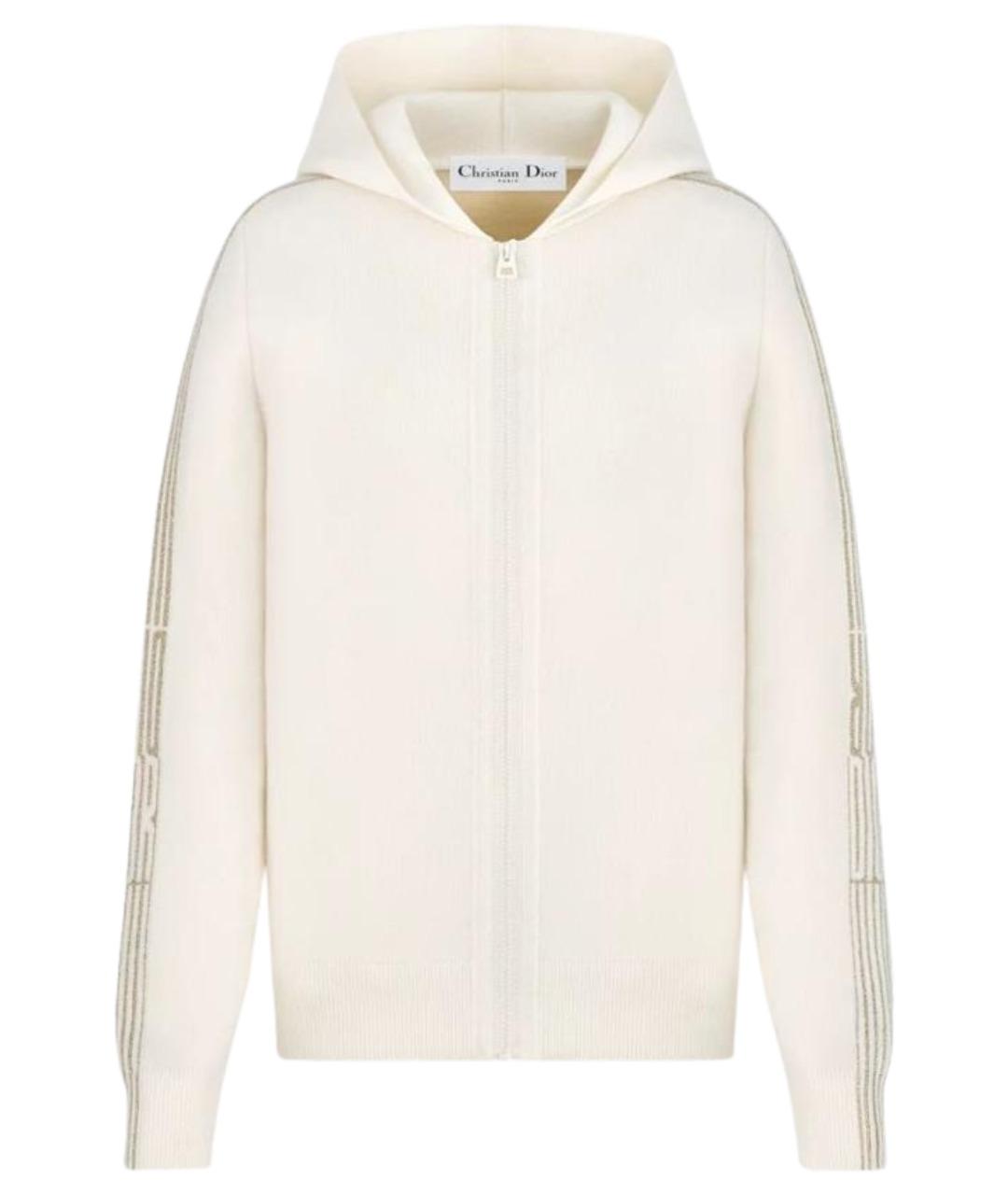 CHRISTIAN DIOR Бежевый кашемировый кардиган, фото 1