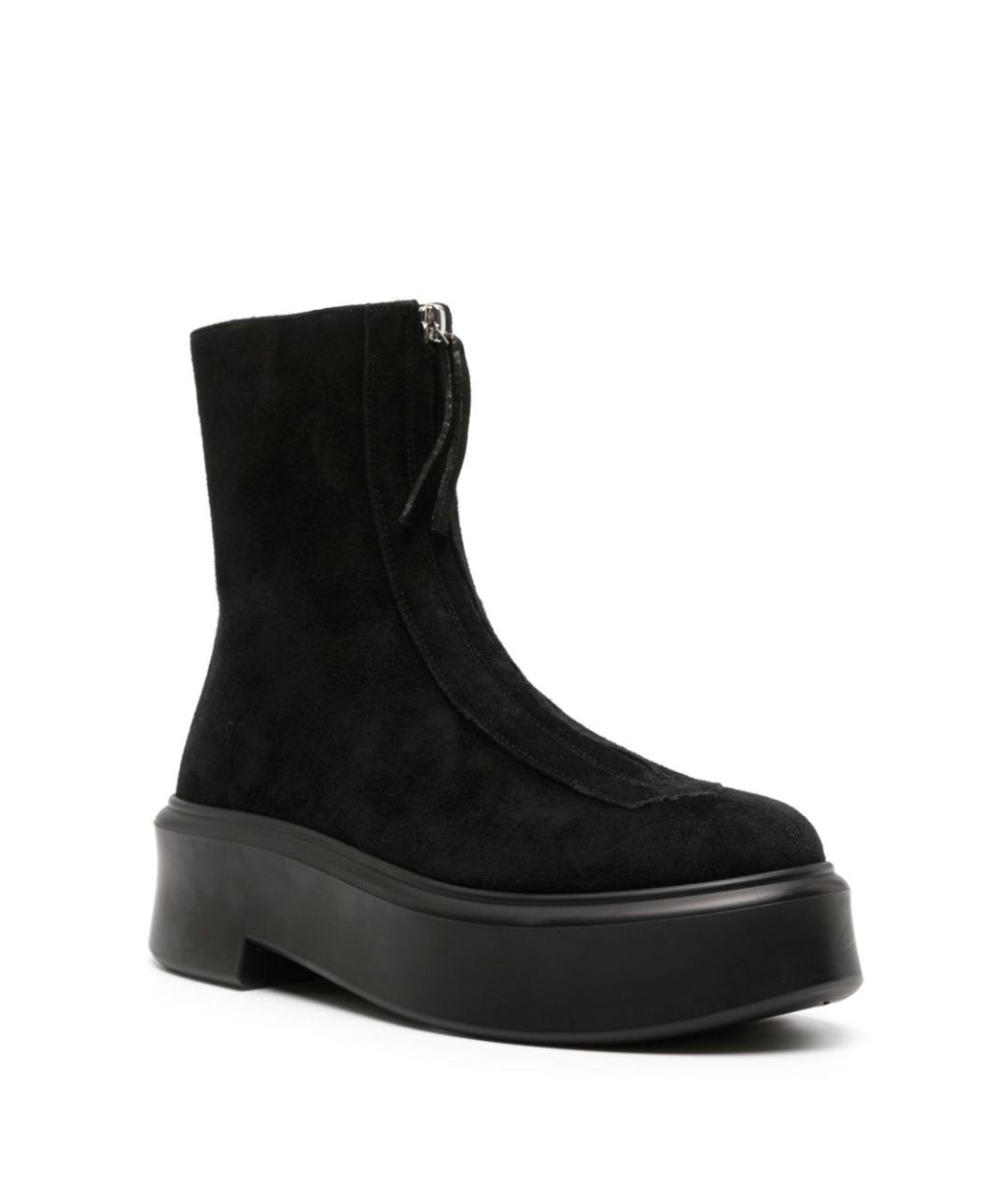 THE ROW Черные замшевые ботинки, фото 4