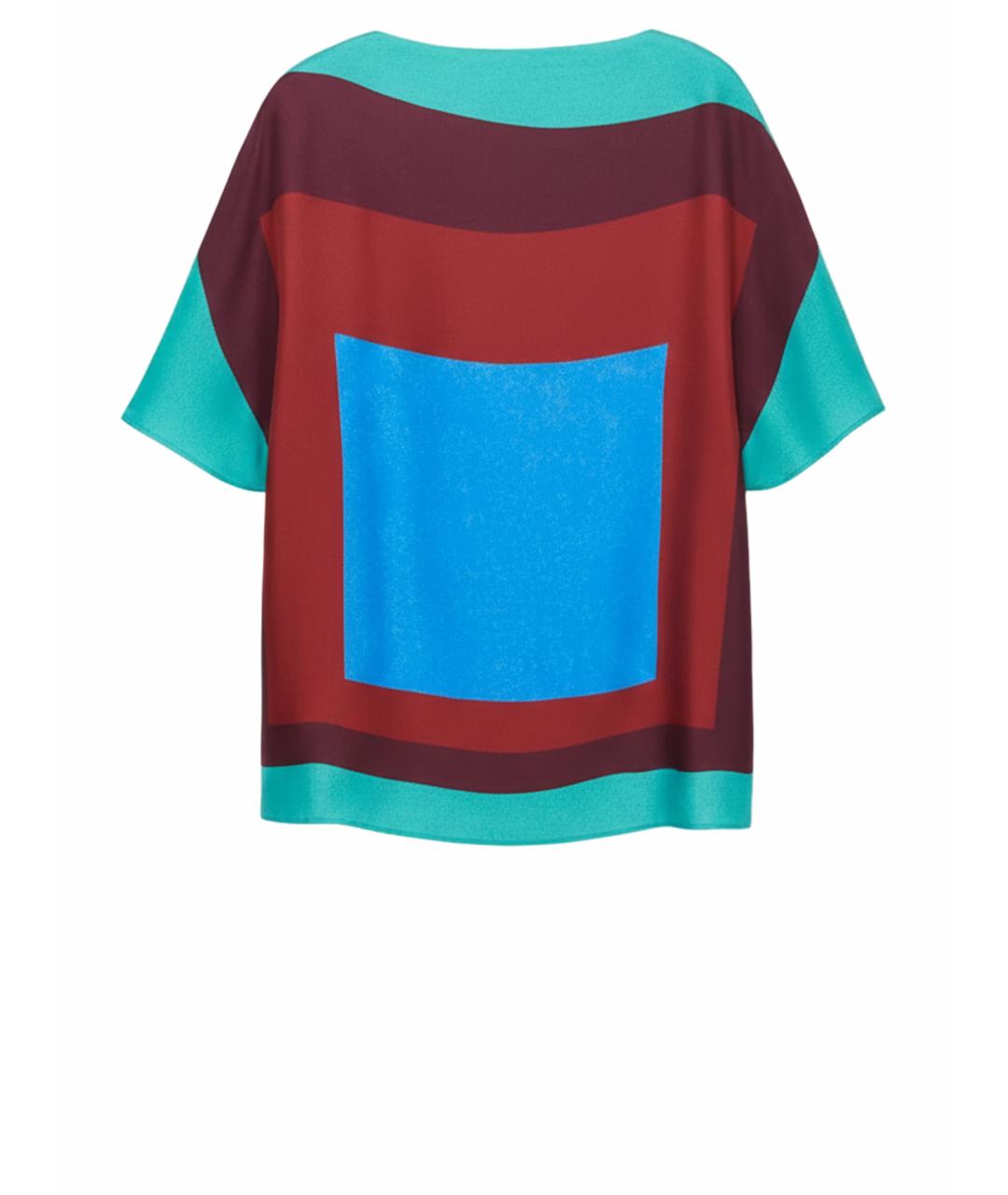 LOEWE Мульти шелковая футболка, фото 1