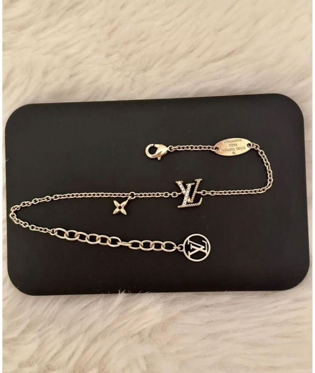 LOUIS VUITTON Золотой металлический браслет, фото 2