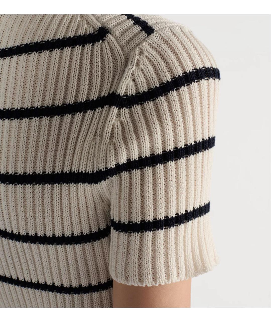 CHRISTIAN DIOR Белый хлопковый джемпер / свитер, фото 2