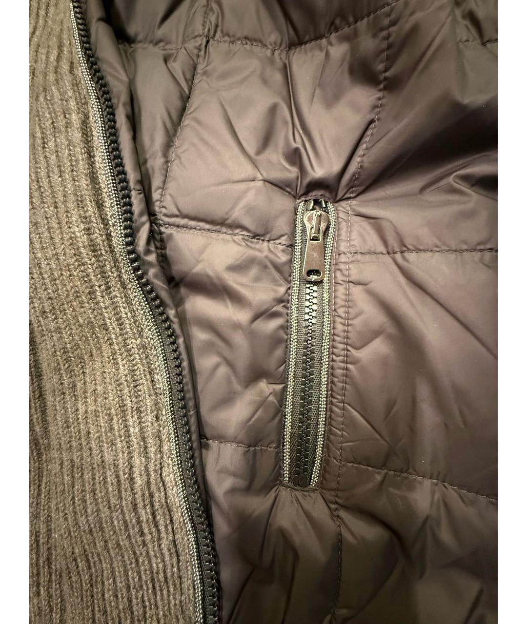 BRUNELLO CUCINELLI Коричневый кашемировый жилет, фото 4