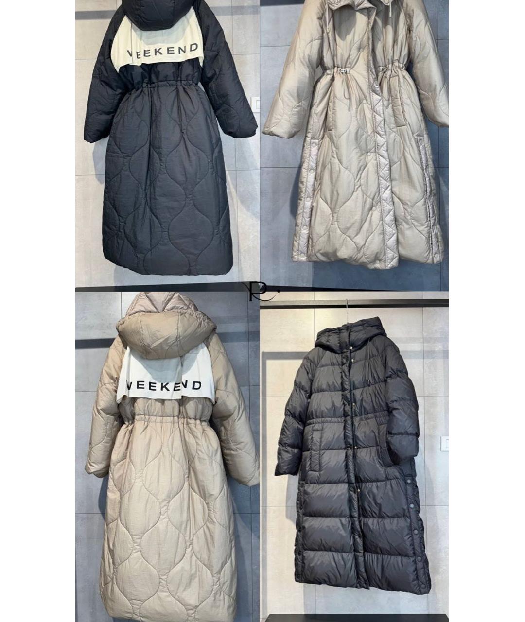 WEEKEND MAX MARA Черный пуховик, фото 3