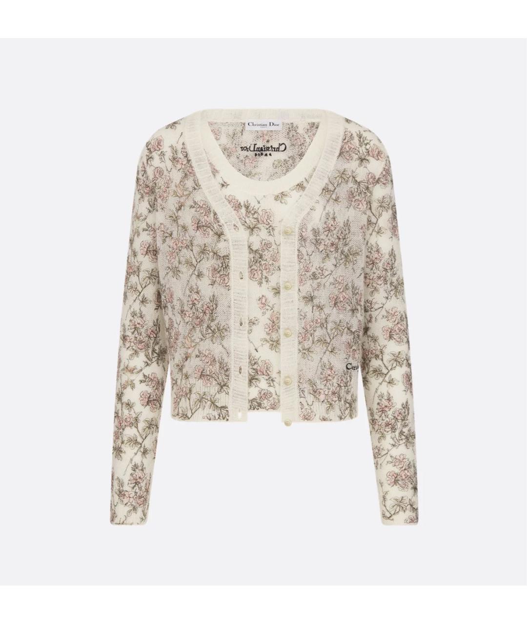 CHRISTIAN DIOR Бежевый кардиган, фото 4