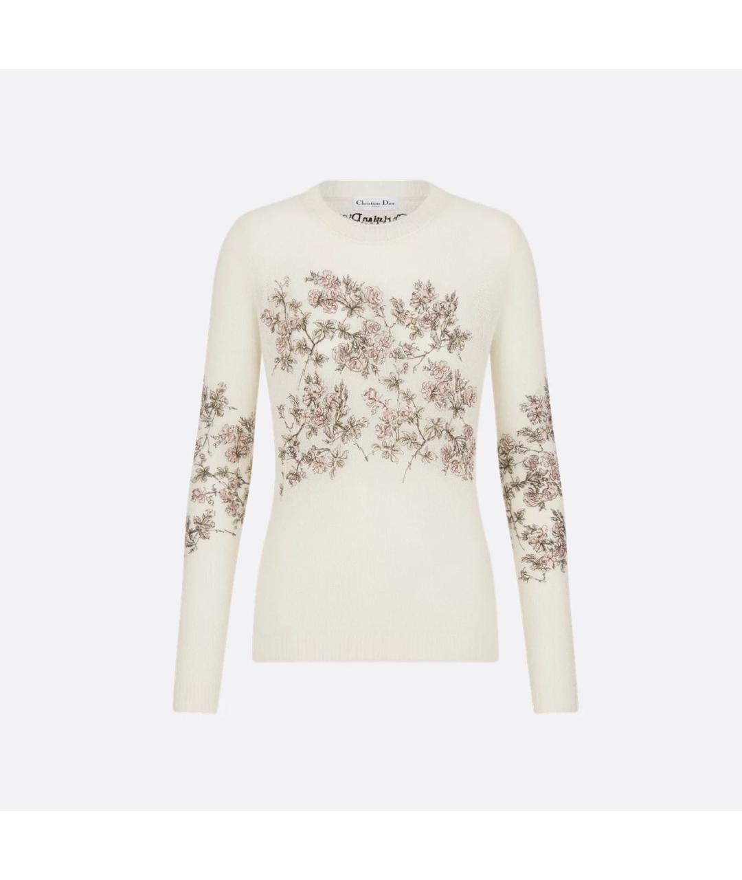 CHRISTIAN DIOR Бежевый джемпер / свитер, фото 7