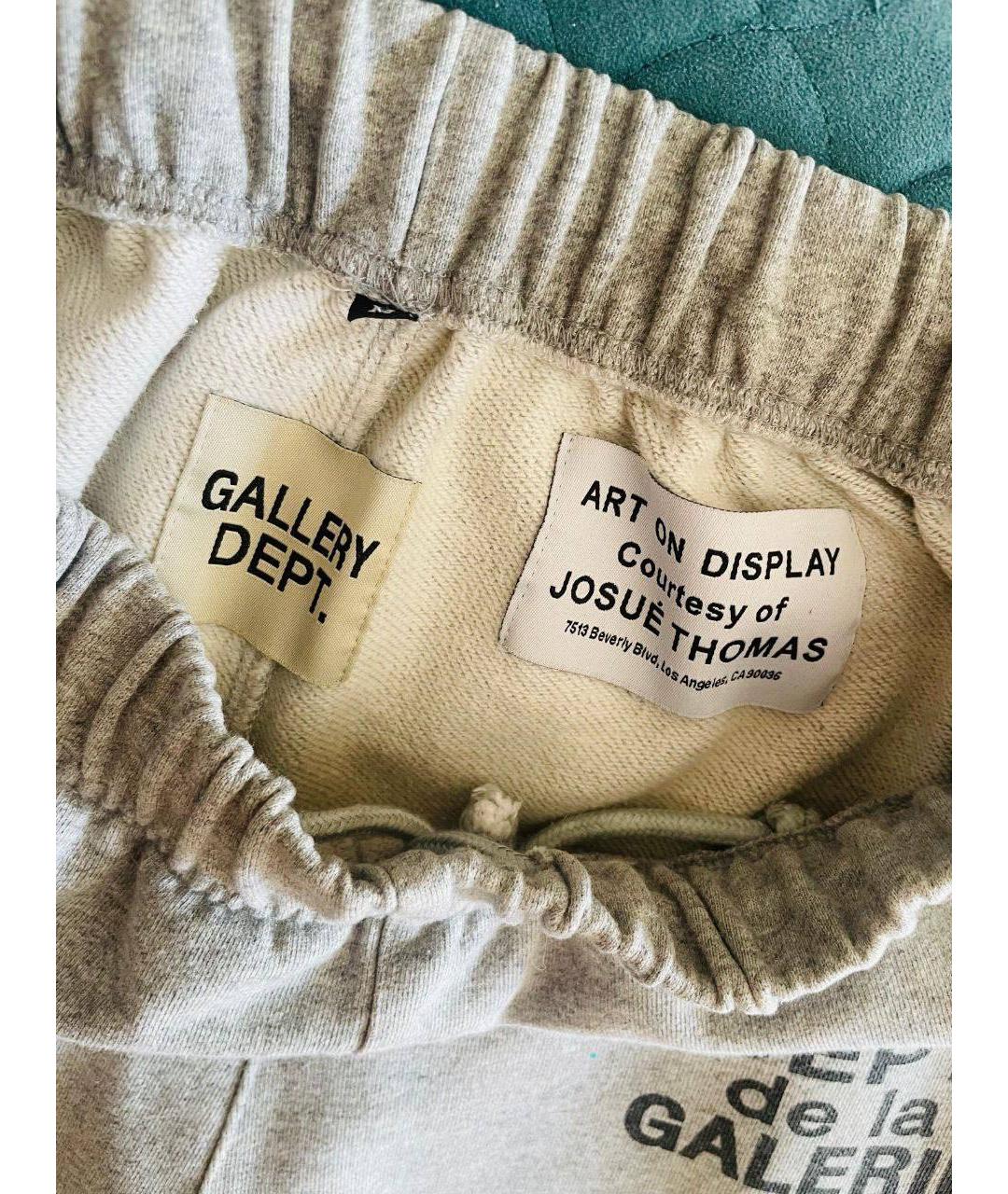 Gallery Dept Серые хлопковые повседневные брюки, фото 4