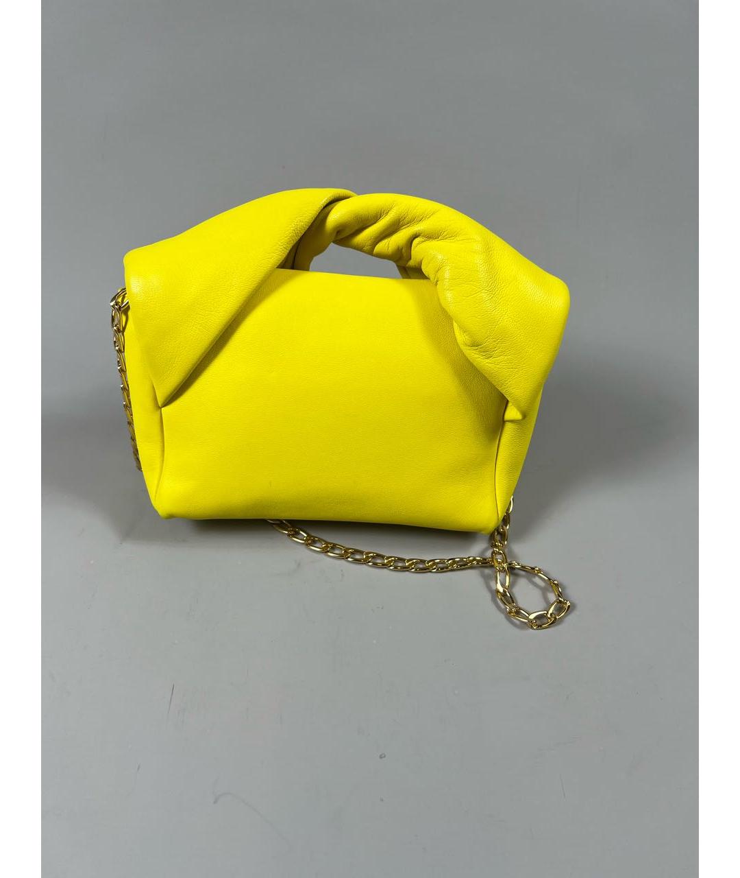 J.W.ANDERSON Желтая кожаная сумка через плечо, фото 3