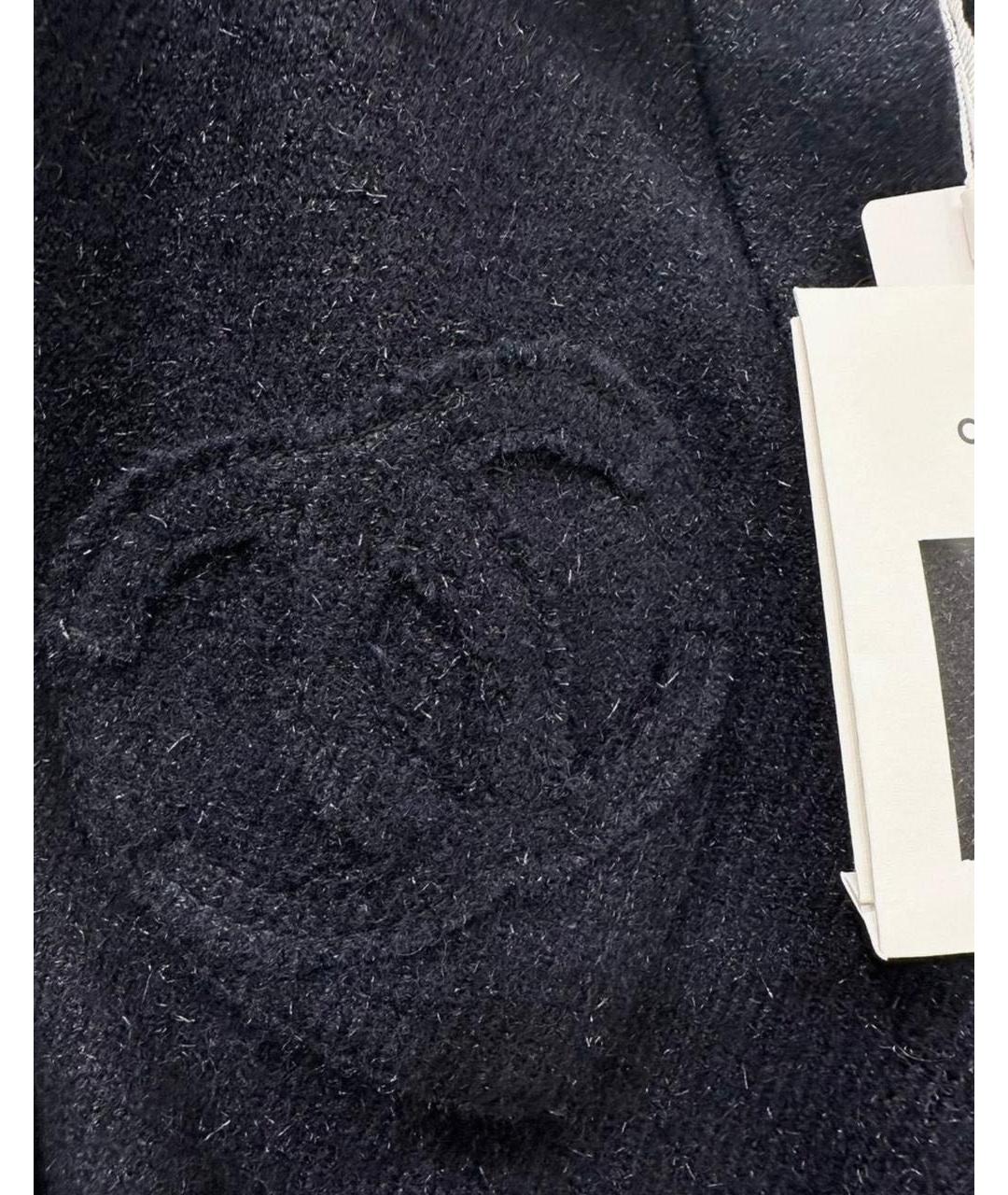 CHANEL Темно-синий шерстяной костюм с брюками, фото 5