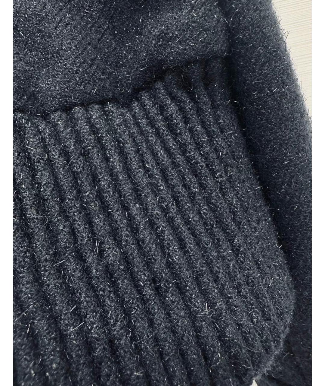CHANEL Темно-синий шерстяной костюм с брюками, фото 6