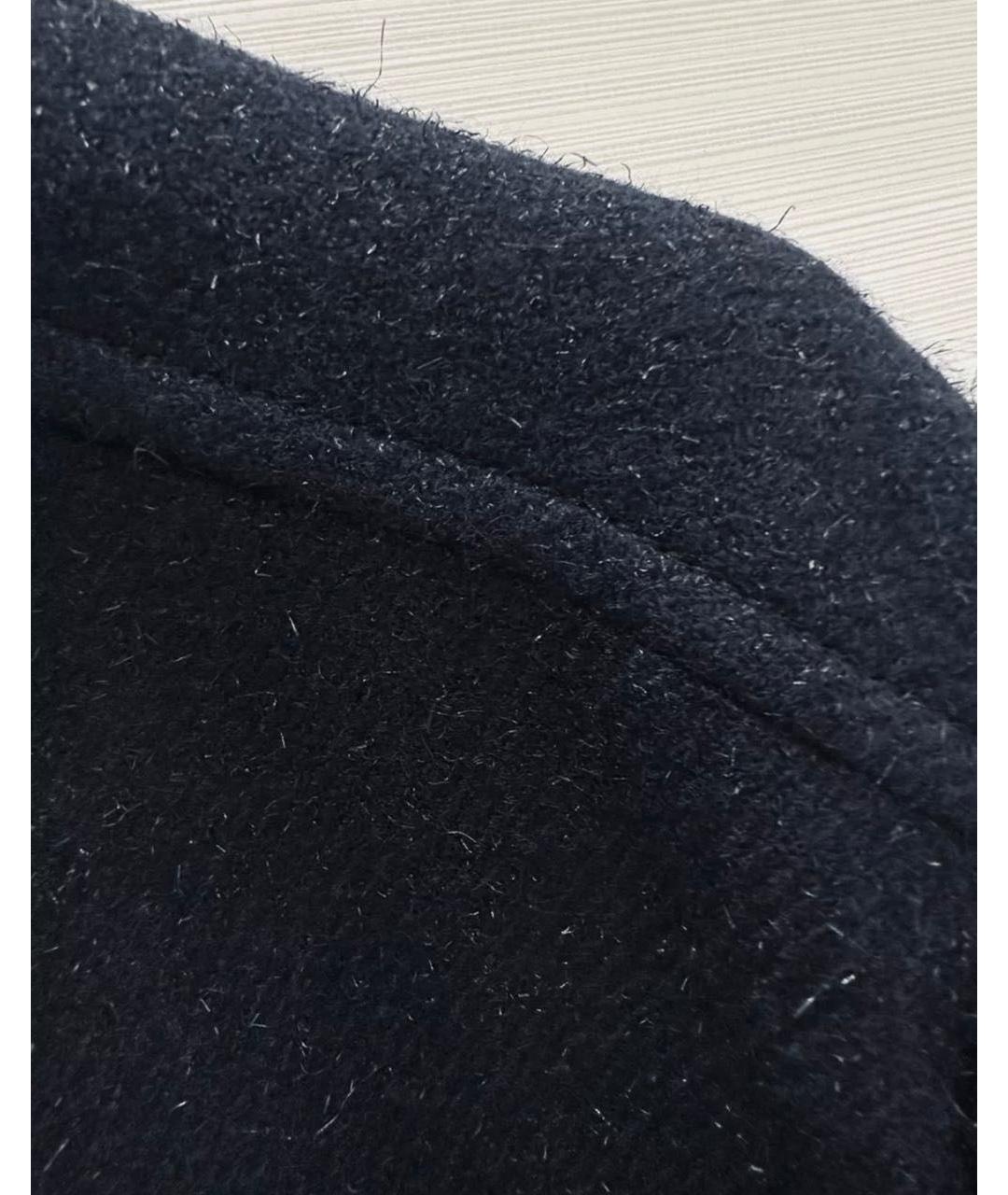CHANEL Темно-синий шерстяной костюм с брюками, фото 8