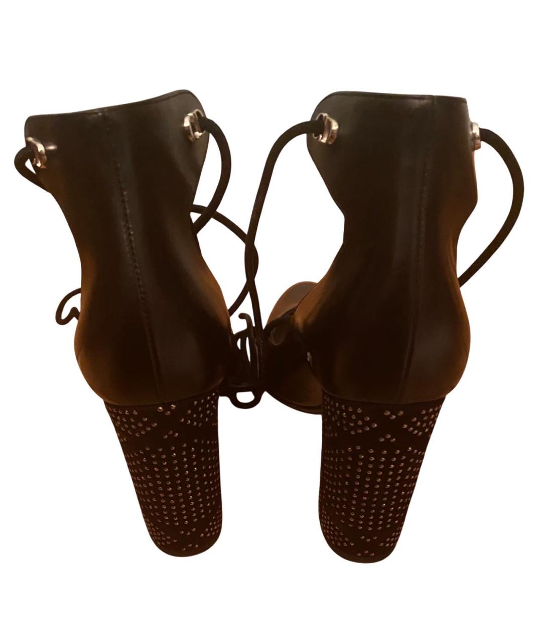 CHRISTIAN DIOR Черные кожаные туфли, фото 4