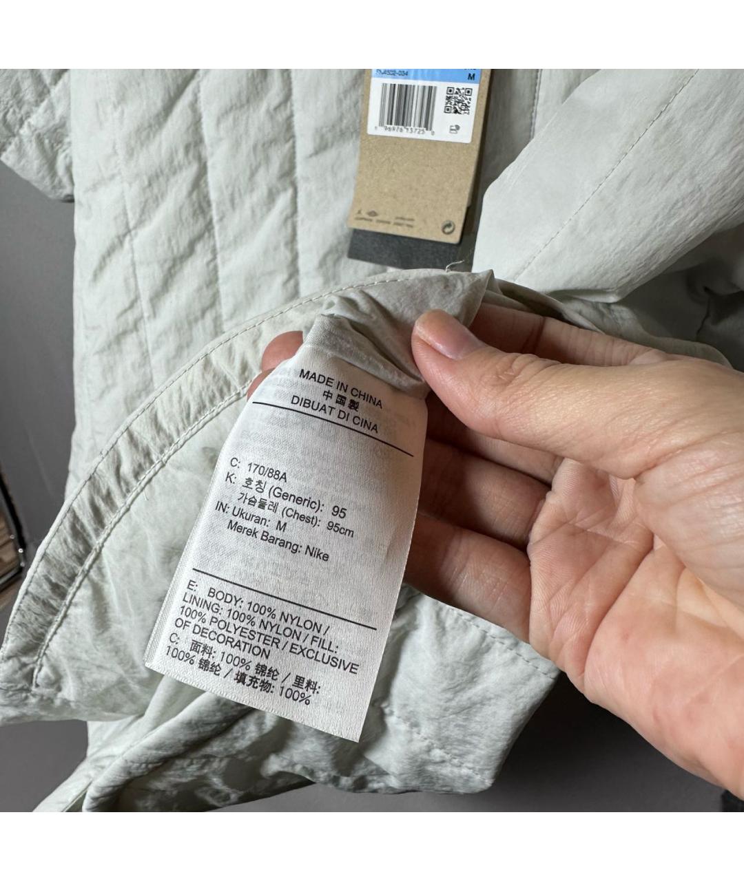 JORDAN Серый полиэстеровый жилет, фото 5