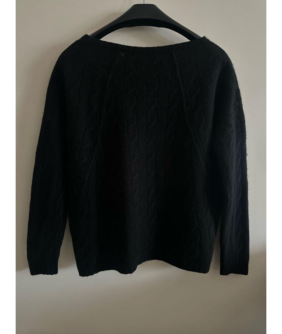 RALPH LAUREN Черный кашемировый джемпер / свитер, фото 2