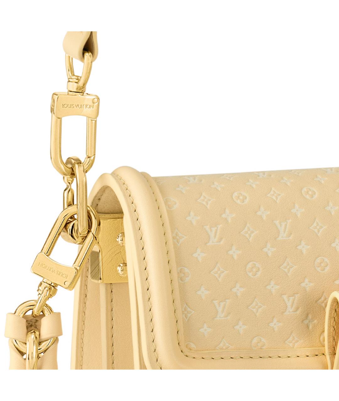 LOUIS VUITTON Желтая сумка через плечо, фото 5