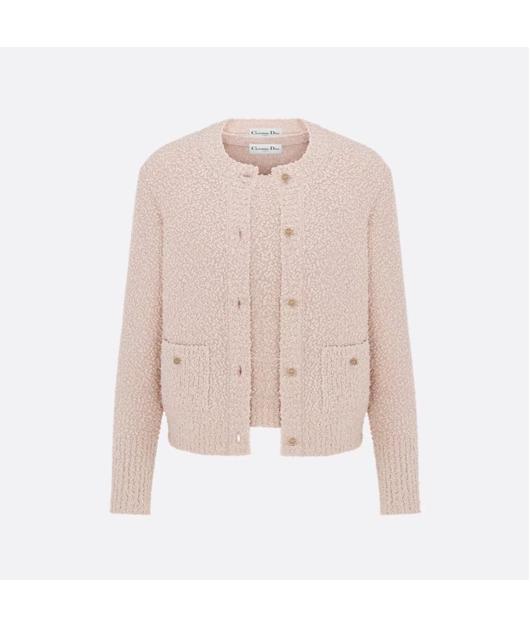 CHRISTIAN DIOR Розовый кардиган, фото 3