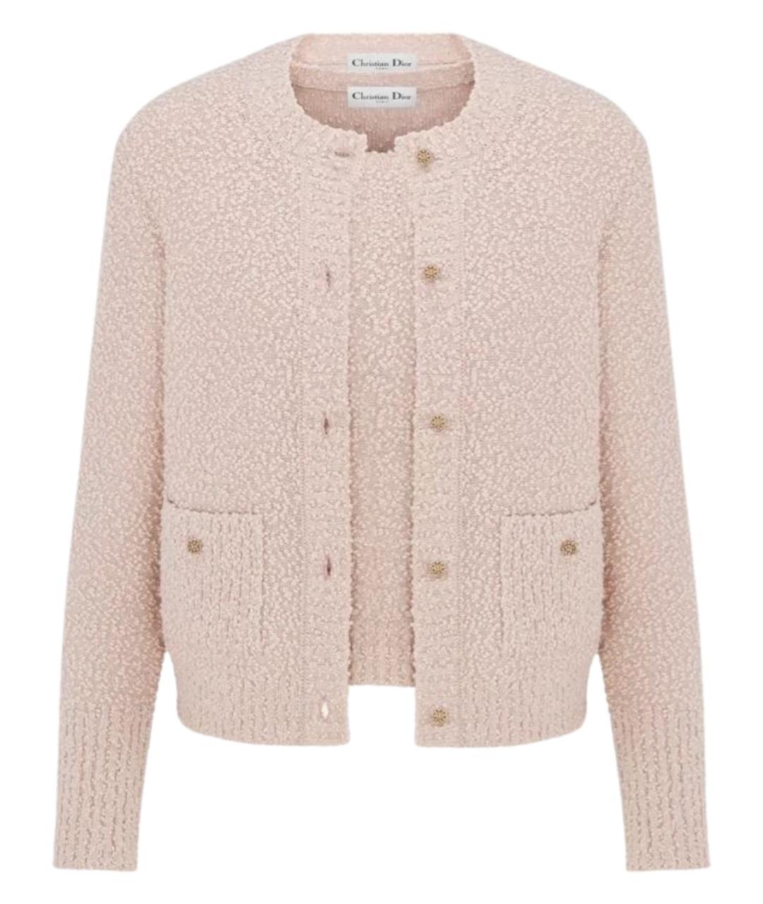 CHRISTIAN DIOR Розовый кардиган, фото 1