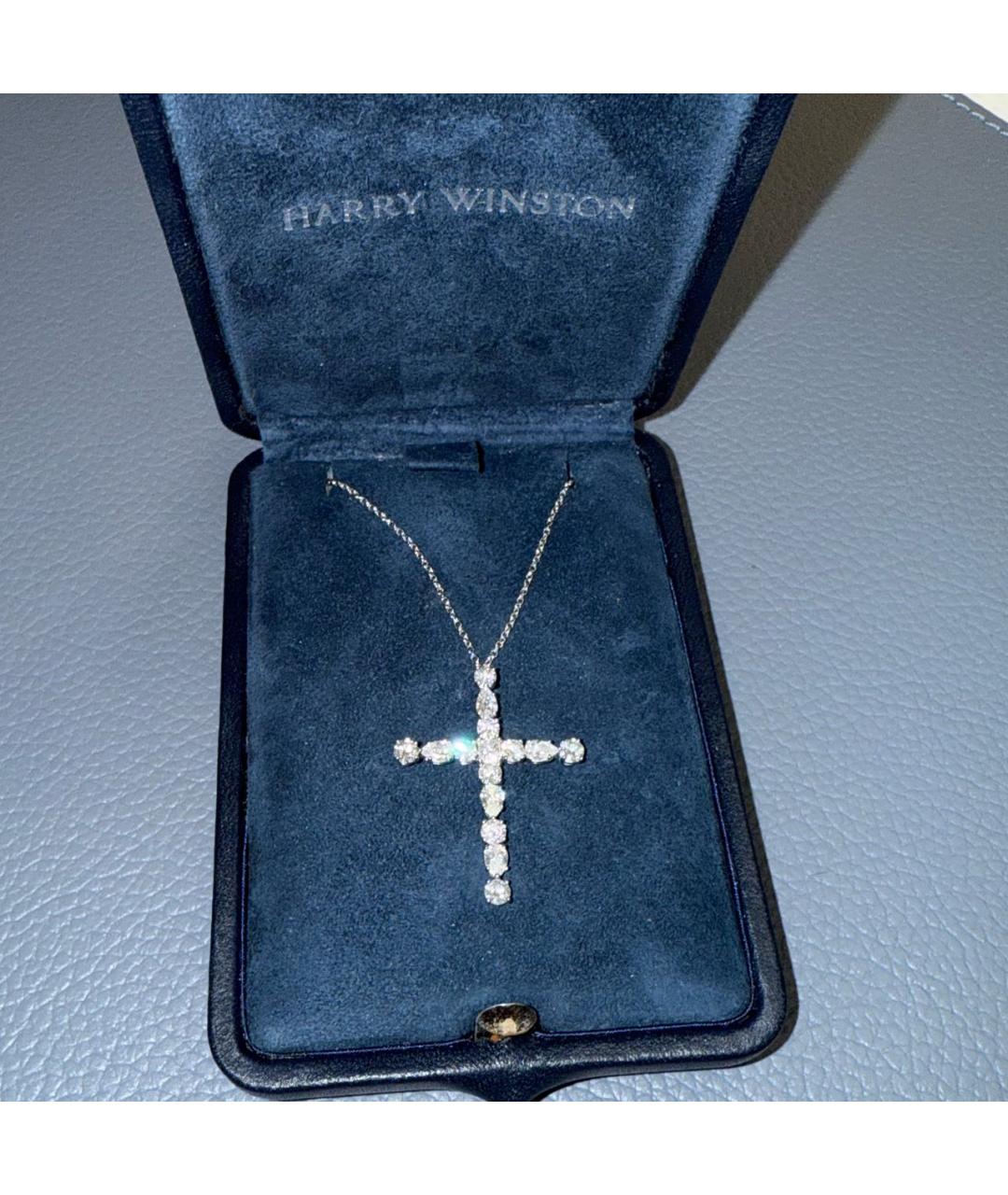 Harry Winston Серебряная платиновая подвеска, фото 2