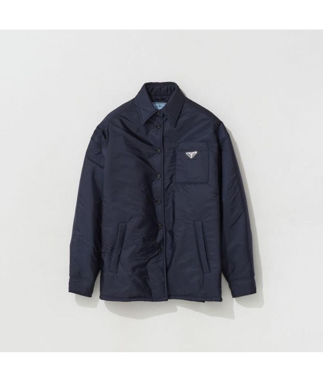 PRADA Темно-синий пуховик, фото 7
