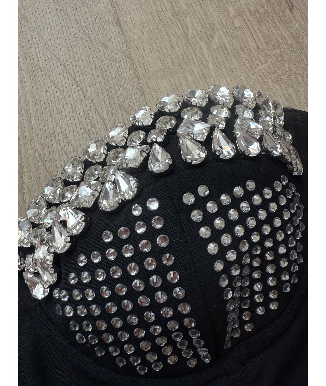 PINKO Черный полиэстеровый корсет, фото 4