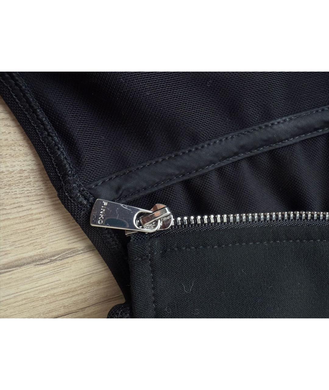 PINKO Черный полиэстеровый корсет, фото 7