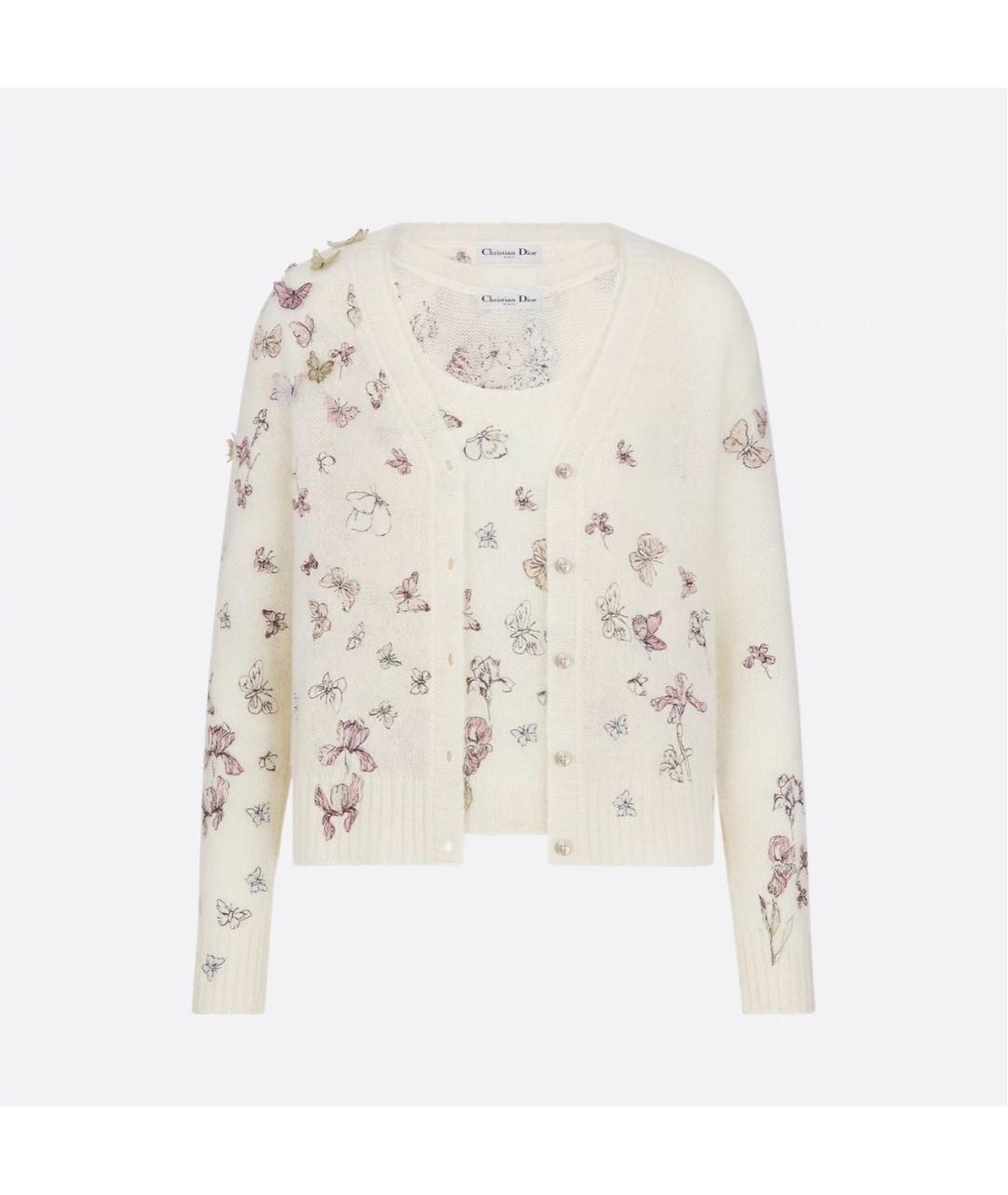 CHRISTIAN DIOR Бежевый кардиган, фото 6