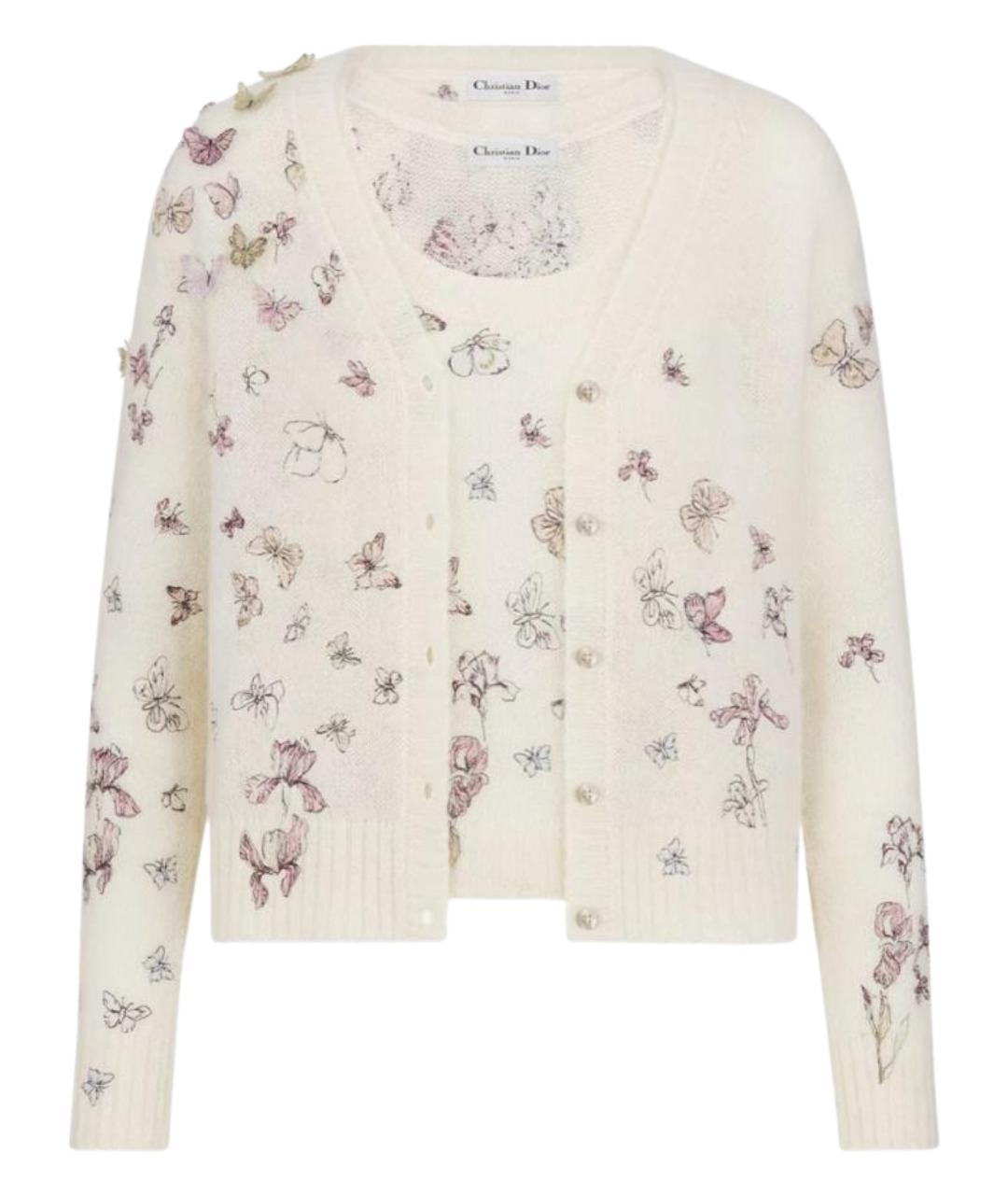CHRISTIAN DIOR Бежевый кардиган, фото 1