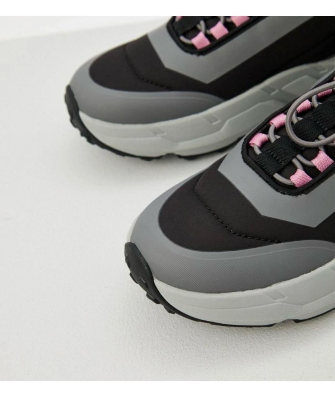 WEEKEND MAX MARA Серые текстильные кроссовки, фото 3