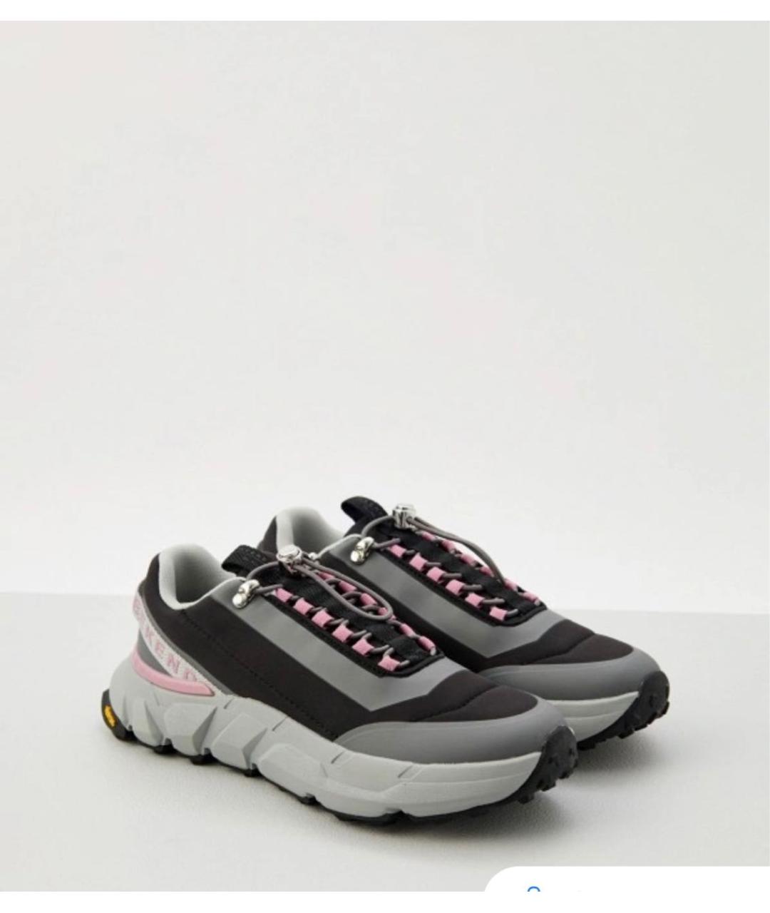 WEEKEND MAX MARA Серые текстильные кроссовки, фото 2