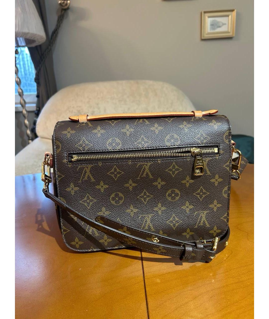 LOUIS VUITTON Коричневая сумка через плечо, фото 2